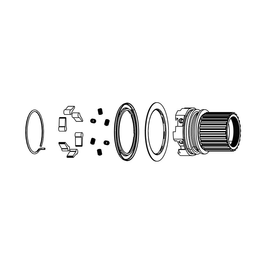 Zipp ZM2 SL Freehub Body Shimano Micro Spline 12