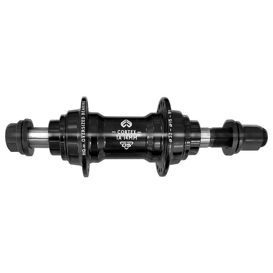 Eclat Cortex TA Hub Front 36H 100mm BMX Cassette Black