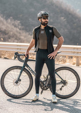 【ROAD TO SKY】by ROCKBROS Men's Cycling Tights in Black
