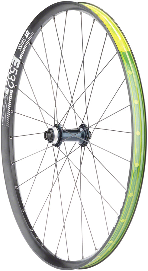 Quality Wheels Shimano SLX/DT E532 Front Wheel - 27.5" 15 x 110mm Center-Lock BLK 28H