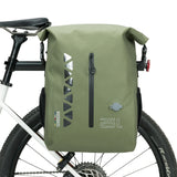 TL-153 25L Seamless 100% Waterproof Bike Panniers Rear Rack Bicycle Bag ROAD TO SKY