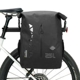 TL-153 25L Seamless 100% Waterproof Bike Panniers Rear Rack Bicycle Bag ROAD TO SKY