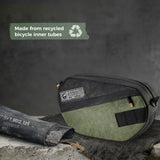 Sustainable Eco-Friendly Recycled Tire Bike Handlebar Bag 2.5L ROAD TO SKY