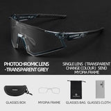 ROCKBROS Photochromic Goggle Cycling Sunglasses Sport Road Mountain Bike Glasses