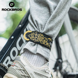 ROCKBROS Anti-Roll Chain Riding Leg Straps Adjustable Reflective