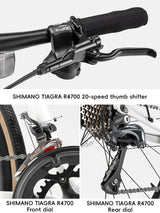 SPIN-P2M Carbon Fiber Fork Aluminum Frame Road Bike