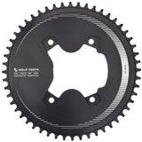 Aero 110 BCD Asymmetric 4-Bolt Chainrings for Shimano GRX 800 Cranks