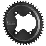 Aero Oval 110 BCD Asymmetric 4-Bolt Chainrings for Shimano GRX 800 Cranks