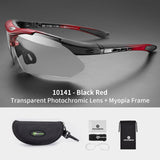 ROCKBROS Cycling Sunglasses Bicycle Photochromic Glasses Full Frame Eyewear