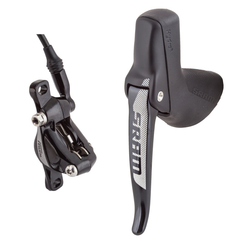 SRAM Rival 1 Disc Brake and Lever - Left/Front Hydraulic Post Mount Black A1