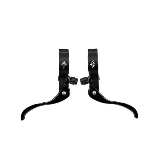 Origin8 Cross Top Mount Levers Black Pair 2 Finger Short Pull 31.8