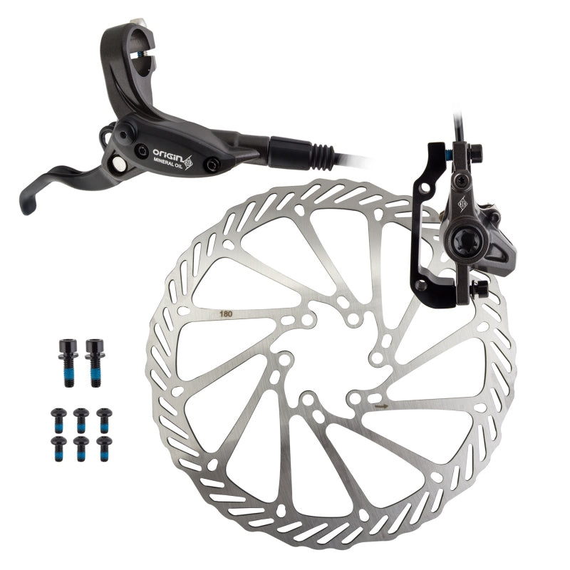 Origin8 Vise MTB Front Hydraulic Disc Brake Kit Front disc brake Ash Black/Black