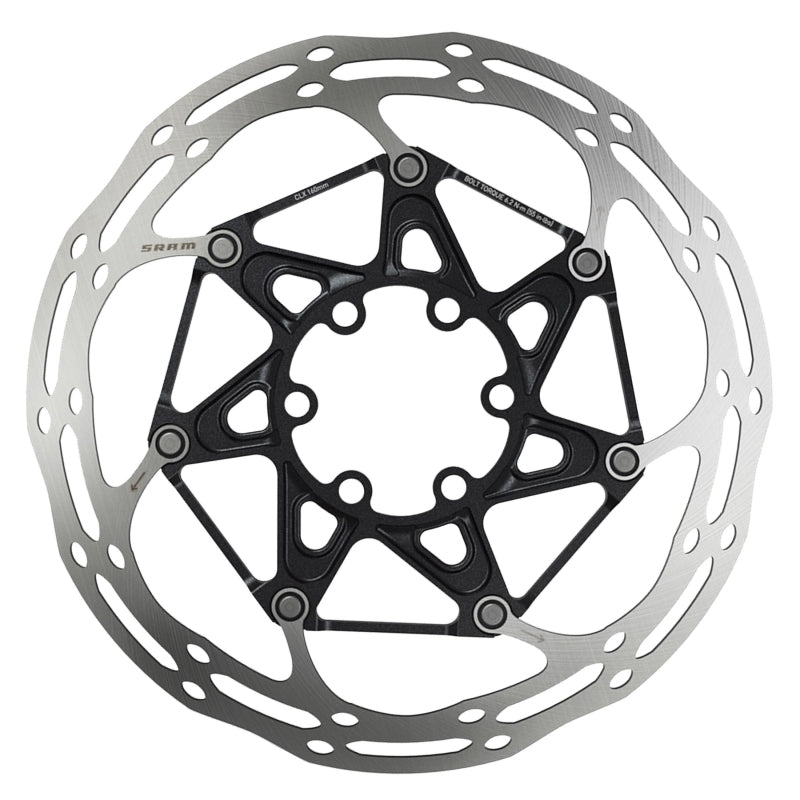 SRAM CenterLine X 2pc 6-Bolt Rotor Rounded Ti 140mm