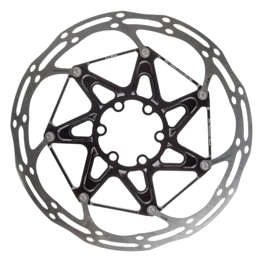 SRAM Centerline X Disc Brake Rotor - 180mm 6-Bolt Ti Bolts Silver/Black