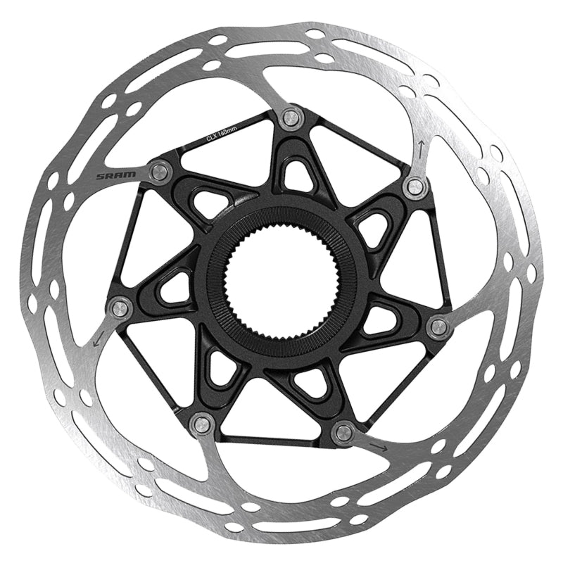 SRAM CenterLine X Disc Brake Rotor - 160mm Center Lock Silver/Black