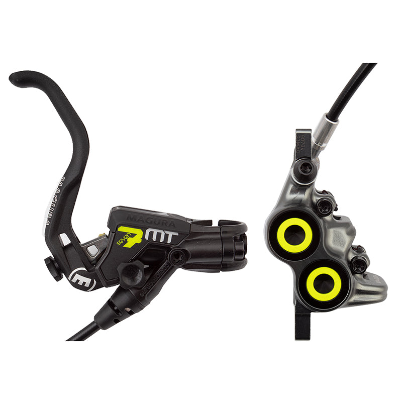 Magura MT7 Pro Disc Brake Lever - Front Rear Hydraulic Post Mount Tooled Reach Adjust BLK/Gray