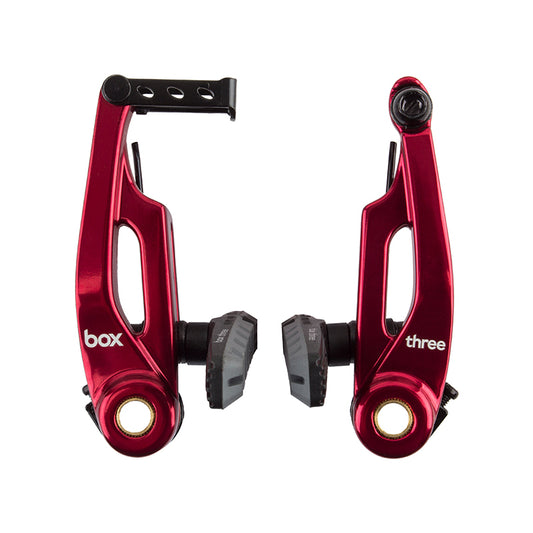 Box components Box Three V-Brakes Frt or Rr Red 85mm