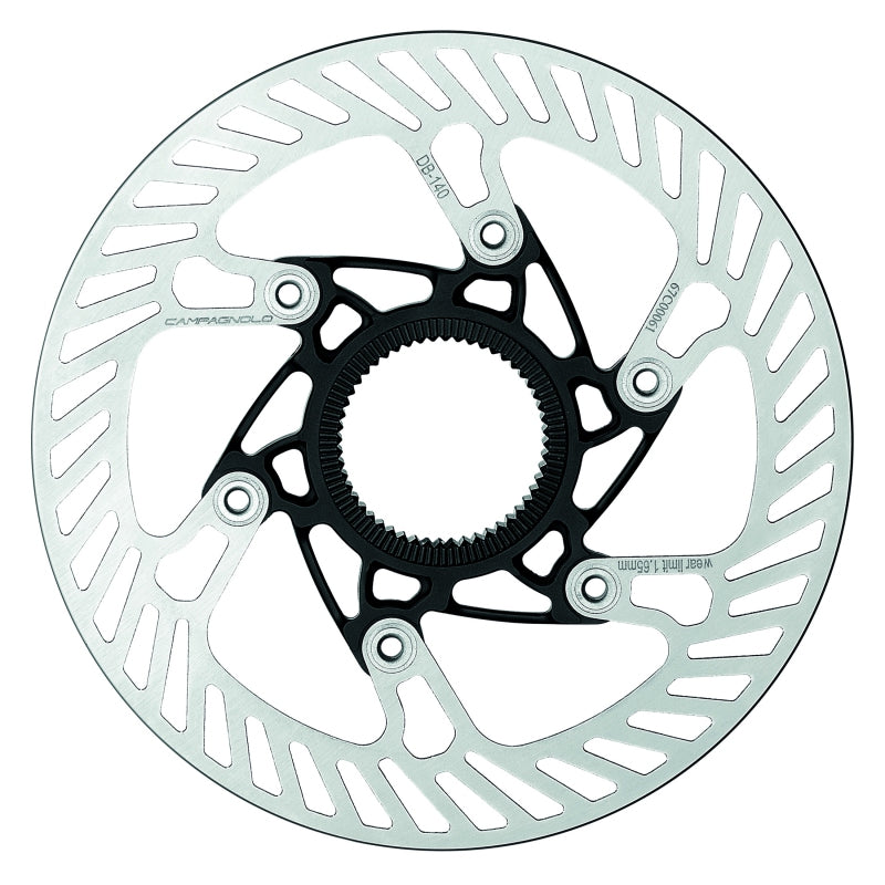 Campagnolo 03 Disc Brake Rotor - 140mm Center Lock Silver/Black