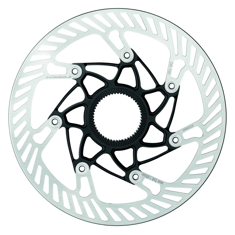 Campagnolo 03 Disc Brake Rotor - 160mm Center Lock Silver/Black