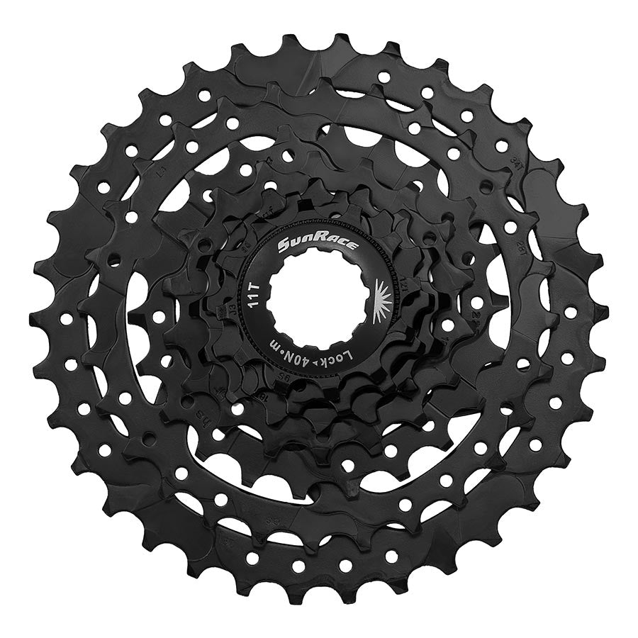 SunRace M4 Cassette - 7-Speed 12-34t Black