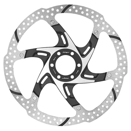 TRP-33 Disc Brake Rotor - 203mm 6-Bolt 1.8mm Silver/Black