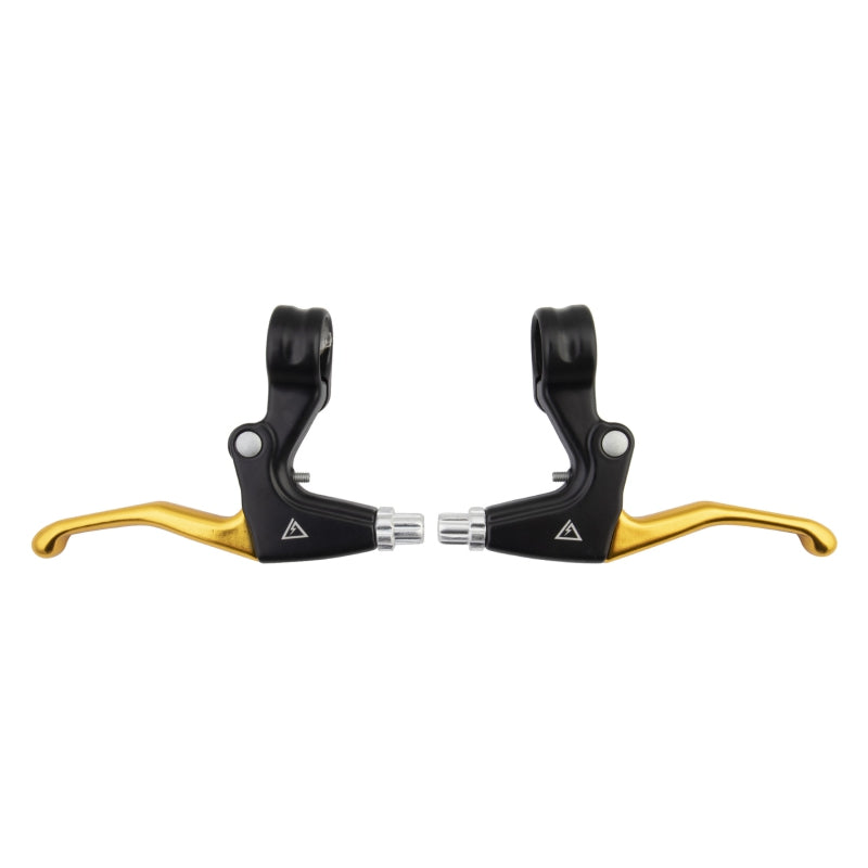 Black ops V-Type 2-Finger Lever Gold Pair