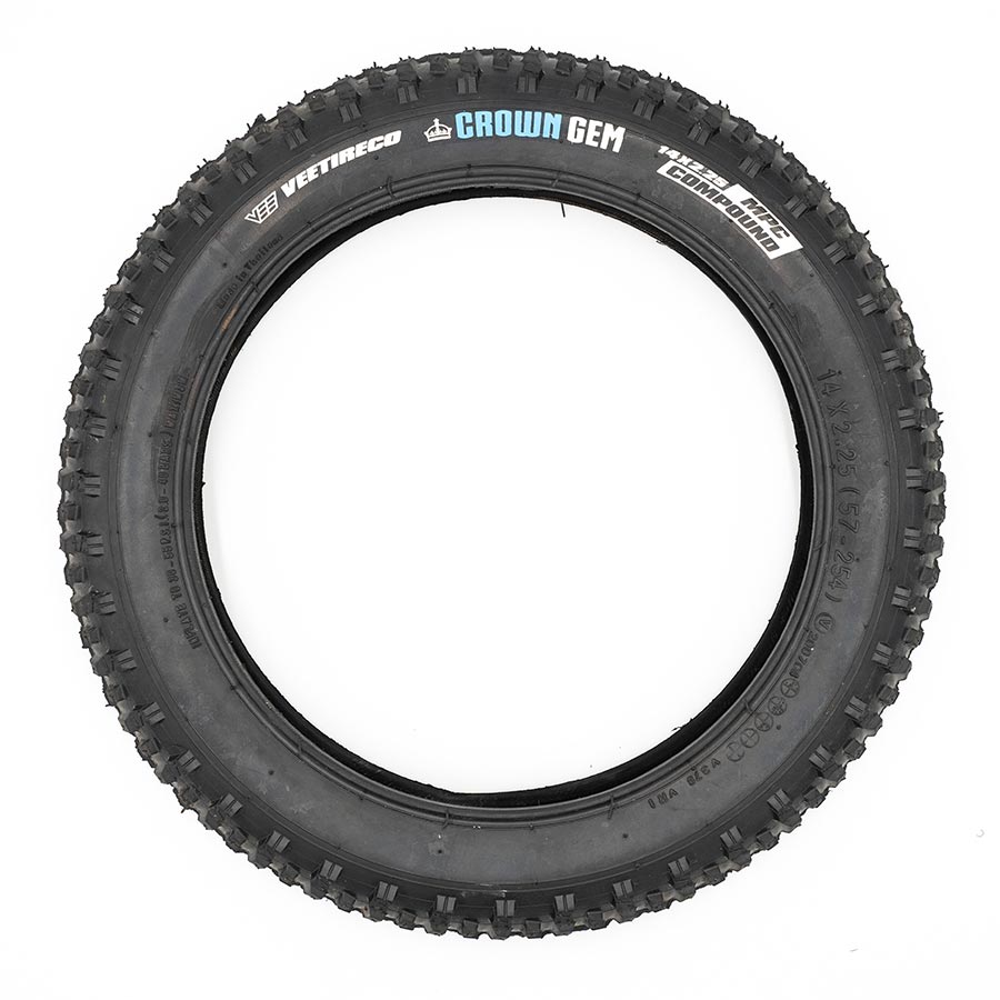 Kids Ride Shotgun Dirt Hero Hybrid Tire 14x2.25 Wire Tubeless Ready MPC 27TPI Black