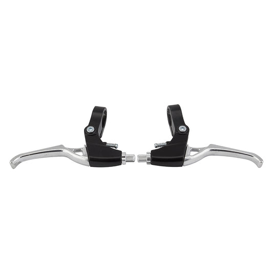 Clarks 2B V-Brake Levers Black/Silver Pair