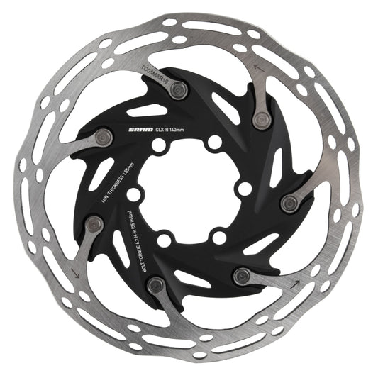 SRAM CenterLine XR Disc Brake Rotor - 140mm 6-Bolt Silver/Black