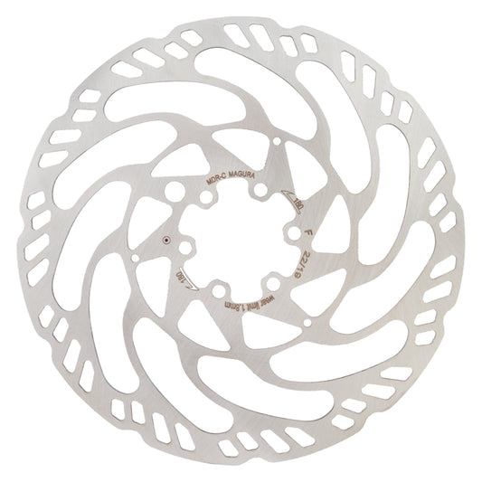 Magura MDR-C Disc Brake Rotor - 180mm 6-Bolt eBike Optimized Silver