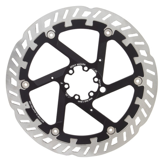 Magura MDR-P Disc Brake Rotor - 220mm 6-Bolt For eBike Silver/Black