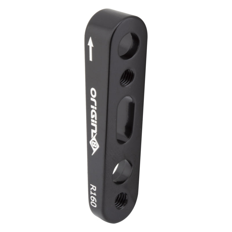 Origin8 Vise Flat Mount Disc Adapter RR Flat Mount Flat Mount Black +20mm