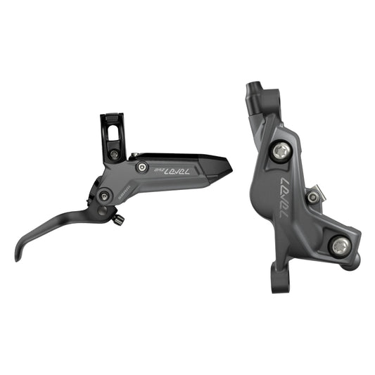 SRAM Level Bronze Stealth Disc Brake Lever - Front Post Mount 4-Piston Aluminum Lever SS Hardware Dark Polar C1