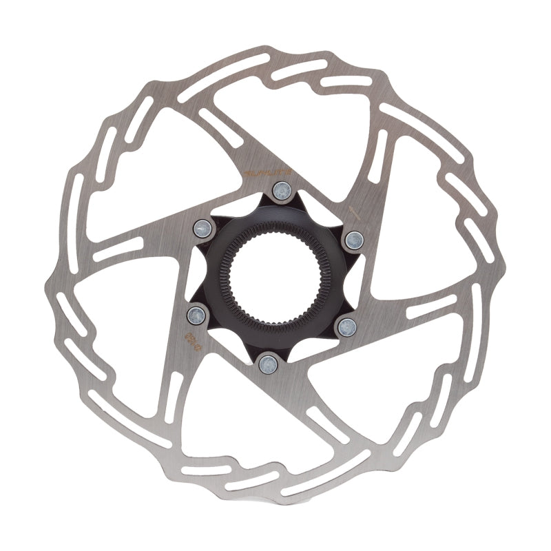 Sunlite 2-Piece CL Disc Rotor 180mm Black/Silver Rotor