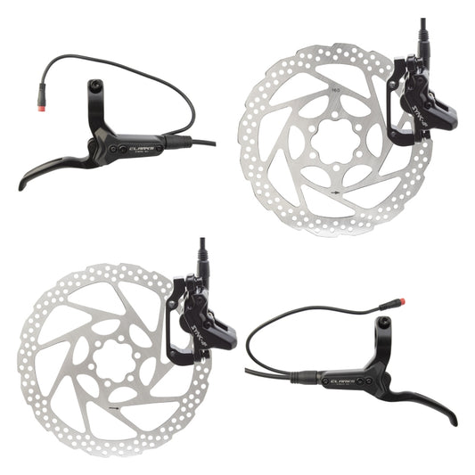 Clarks SYNC-4E Hydraulic Brake Pair disc brake Black