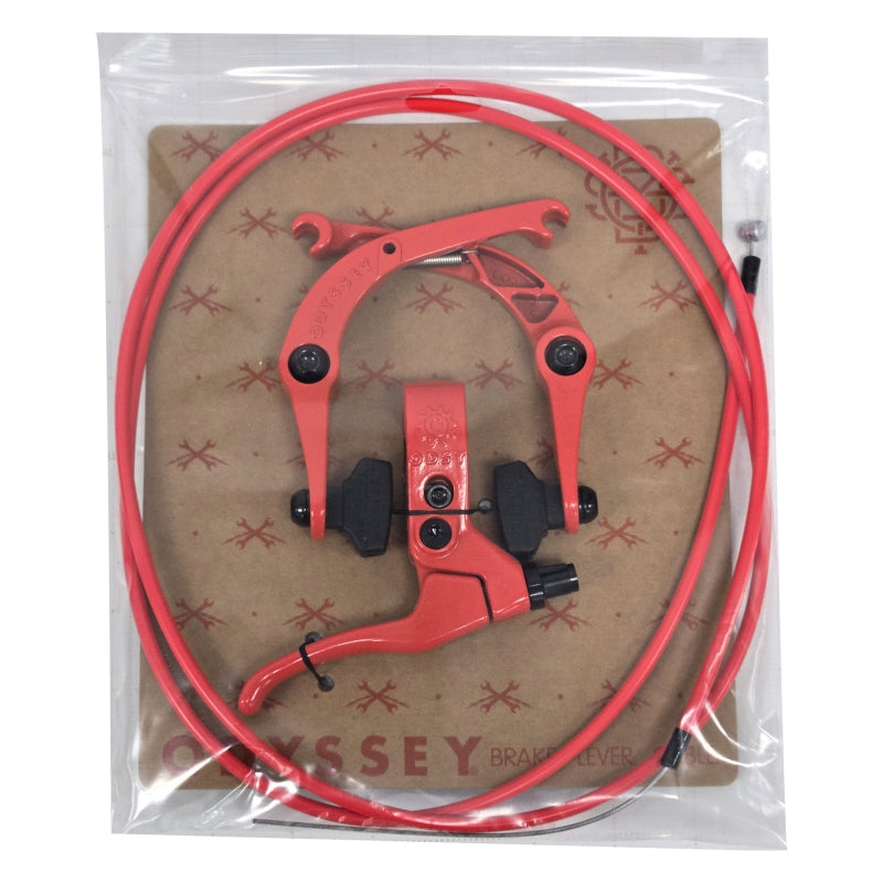 Odyssey Springfield U-Brake and Lever Kit - Fire Engine Red