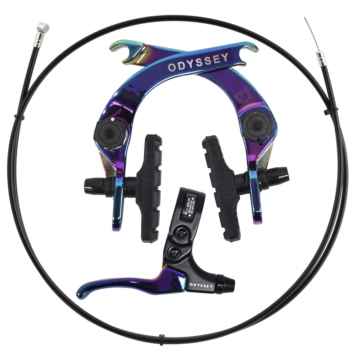 BRAKESET ODY EVOLVER 2.5 OILSLICK w/MONO LVR/LINEAR CBL