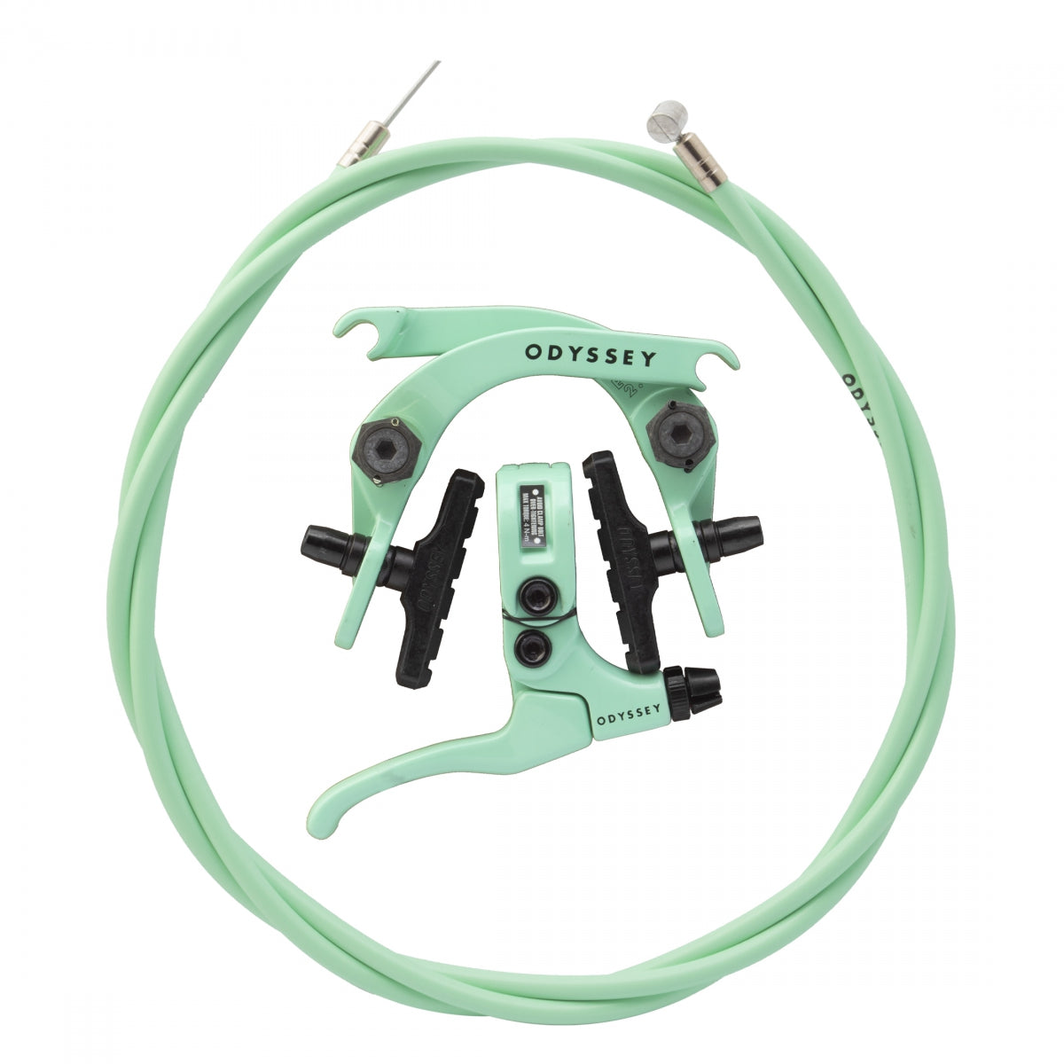 BRAKESET ODY EVOLVER 2.5 TOOTHPASTE-GN w/MONO LVR/LINEAR CBL