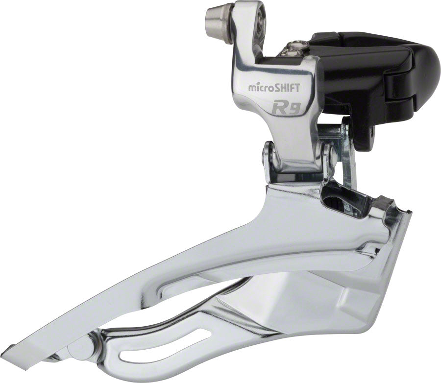 microSHIFT R9 Front Derailleur 9-Speed Triple 50/39/30T 31.8/34.9 Band Clamp Shimano Compatible