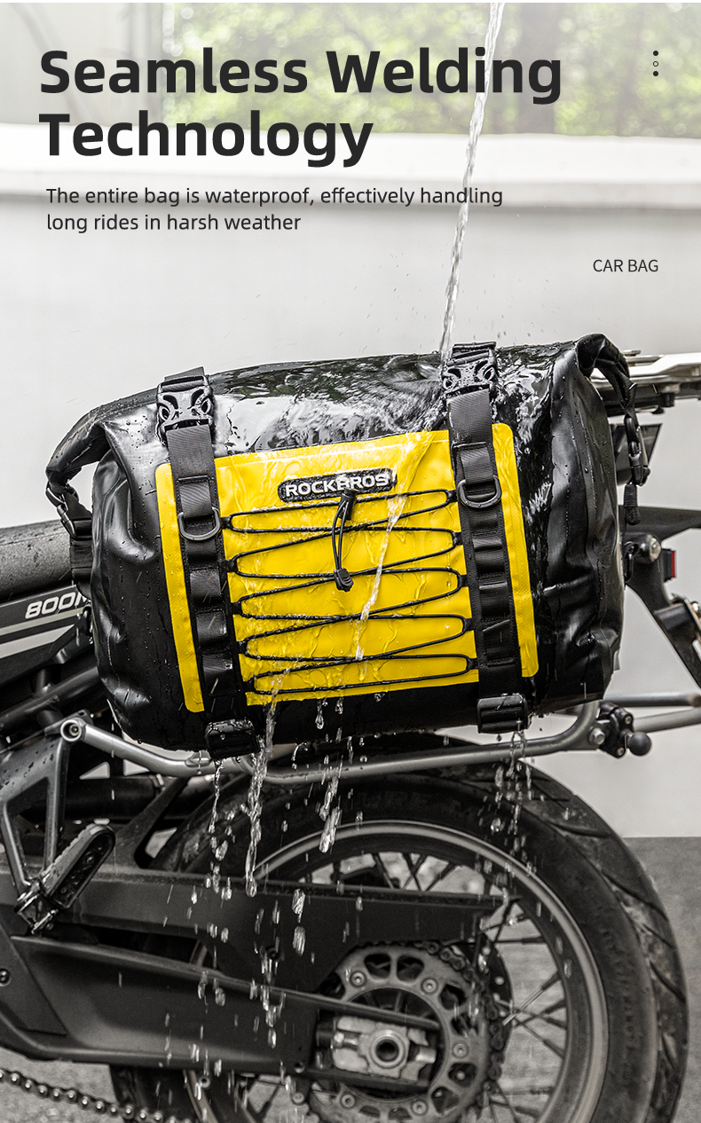Waterproof Motorcycle Saddle Bags Durable Removable 60L(Pair)