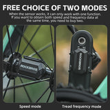 ROCKBROS RPM Cycling Speed Sensor for Road, Gravel and Mountain Bikes