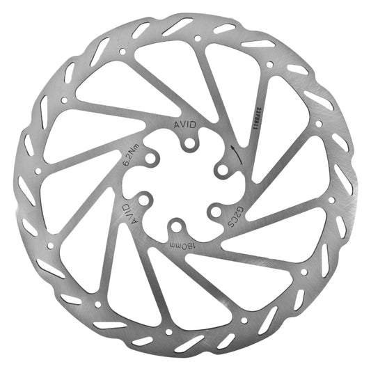 Avid G2 CleanSweep Disc Brake Rotor - 180mm 6-Bolt Silver