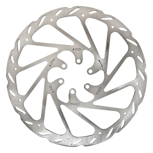 Avid G2 CleanSweep Disc Brake Rotor - 200mm 6-Bolt Silver