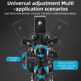 ROCKBROS Motorcycle ATV Adjustable Phone Holder with Vibration Dampener for 4.7-7.1" Phones