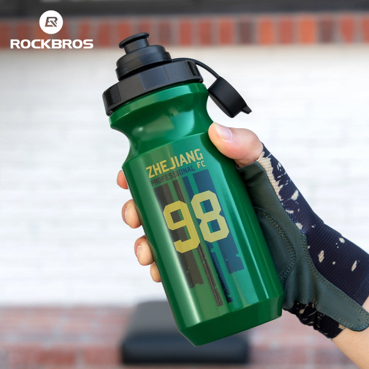 ROCKBROS × Zhejiang Professional FC Limited Edition Bike Water Bottle 600ML