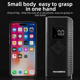 ROCKBROS Electric Bike Pump with Intelligent Digital Display