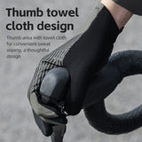 ROCKBROS MTB Gloves - Touch Screen, Anti-Slip Full Finger Cycling Gloves
