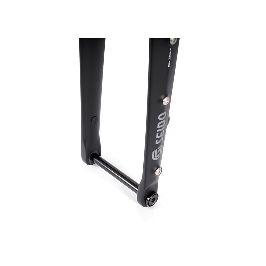 Seido MGV Fork 700C/27.5" 1-1/8-1.5 12x100mm TA Rake: 52mm Black