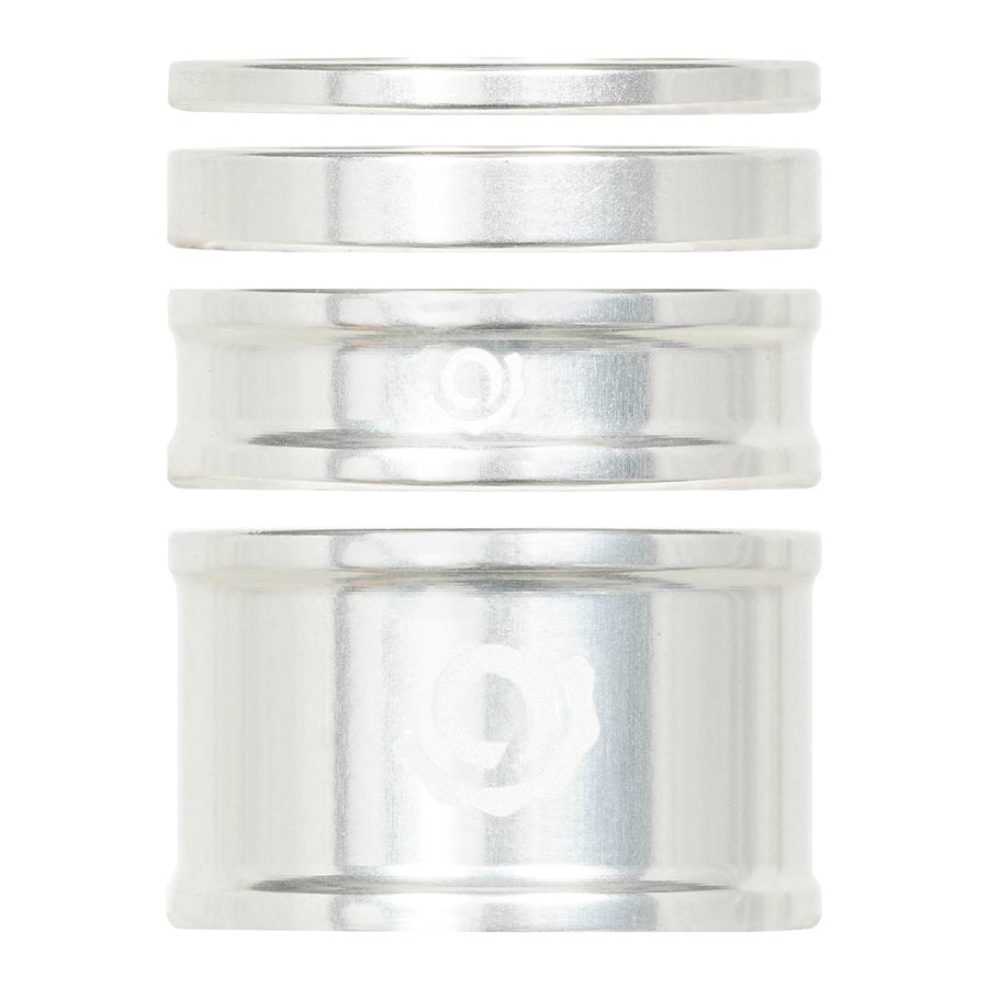 Industry Nine Headset Combo Spacer Kit 1-1/8" Set/4 Silver