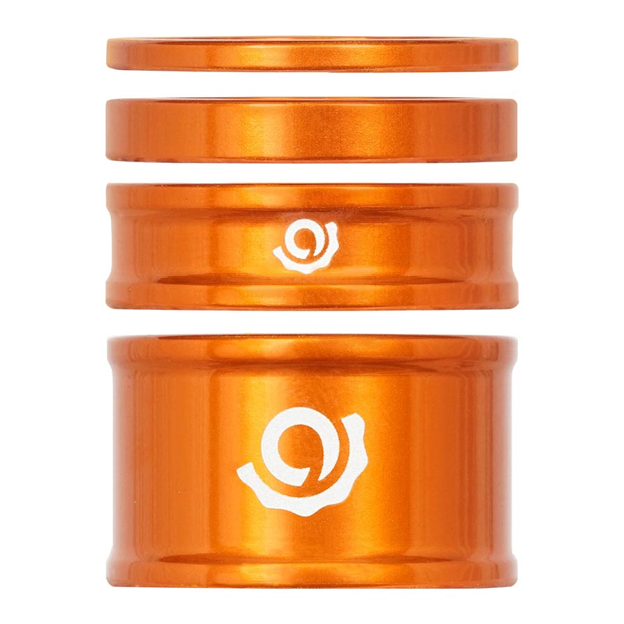 Industry Nine Headset Combo Spacer Kit 1-1/8" Set/4 Orange